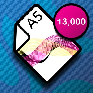 13,000 A5 Leaflets
