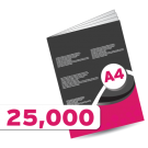 25,000 A4 Booklet