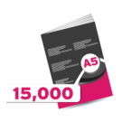 15,000 A5 Booklet