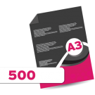 500 A3 Leaflets 