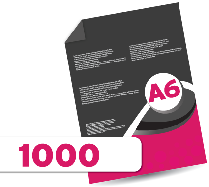 1000 A6 Leaflets 