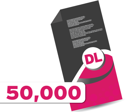 50,000 DL Leaflets