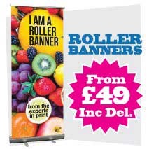 Pop up Banners 800mm x 2000mm