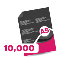 10,000 A5 Leaflets