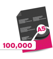 100,000 A5 Leaflets