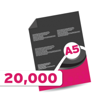 20,000 A5 Leaflets