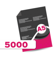 5,000 A5 Leaflets