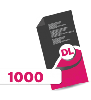 1,000 DL Leaflets