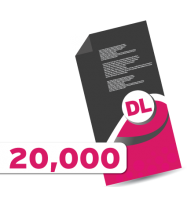 20,000 DL Leaflets